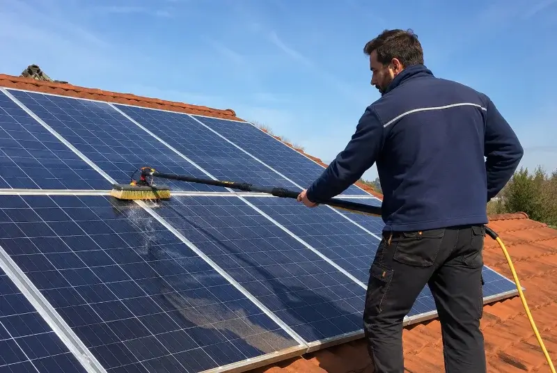 Nettoyage et entretien de panneaux solaires à Bélesta